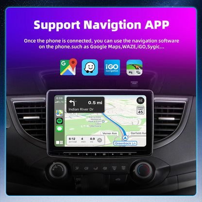 2 in 1 Wired to Wireless CarPlay Android Auto Adapter Plug & Play Voice Assistant with BT 5.0 5GHz WiFi