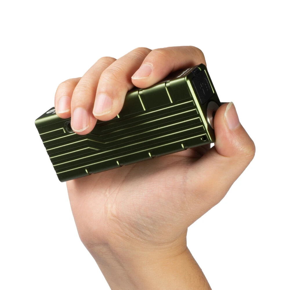 Lumintop Moonbox 10000 Lumens LED Screen 21700 Flashlight with Sideliht TYPE-C USB Rechargeable Flood Portable Clip Torch Transparent Version / Side Light Version