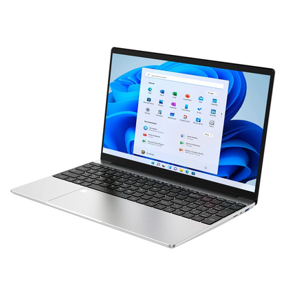 Ninkear N15 Air Laptop Intel Alder Lake-N N95 16GB RAM 512GB SSD 15.6 Inch FHD IPS Screen Fingerprint Unlock Backlit Keyboard 180 Viewing Angle 44.89WH Battery Narrow Bezel Notebook