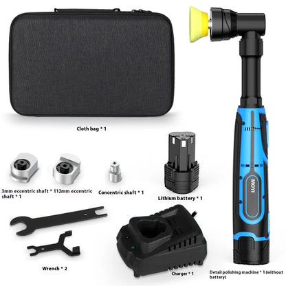 Portable Handheld Electric Polishing Machine Car Polishing Waxing Glaze Sealing Machine 5 Adjustable Speed Levels Car Polishing Maintenance