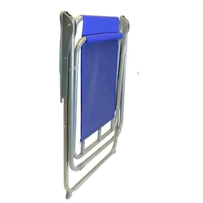 [EU Direct] Rulyt CHAIR-1 Portable Fishing Chair Ultralight Camping Chair | Beach Chair | Garden Chairs 47*51*68 cm with Armrests Blue