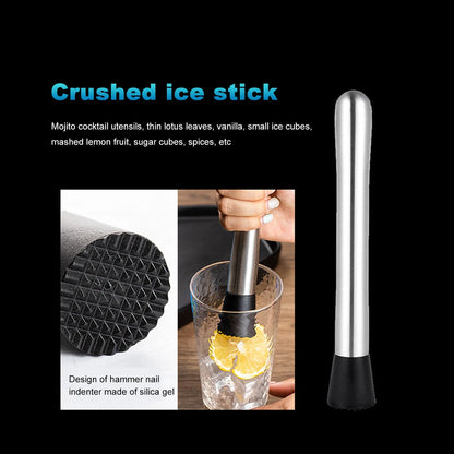 Professional Bar Cocktail Shaker Set Stainless Steel 750ml 550ml Mixer Accessories Bartender Kit