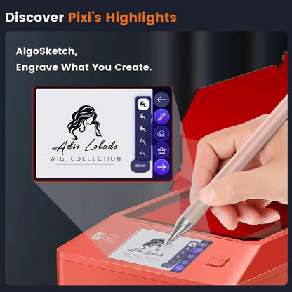 [EU/US/BR Direct]AlgoLaserPIXI 5W Laser Engraver Smart Safe Simple with Height Adjustable Fully Enclosed Cover Diy Desktop Portable Engraver Cutter