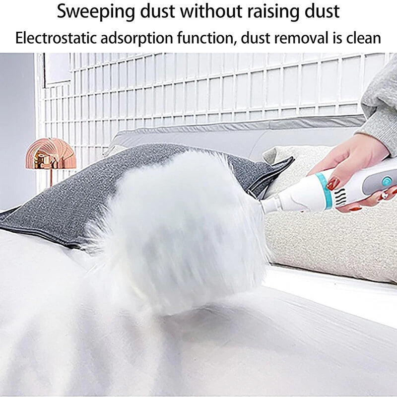 Electric Dusting Dusters for Cleaning, Rechargeable Automatic Feather Duster, Household Can Vacuum Sweep Dust Cleaning Duster