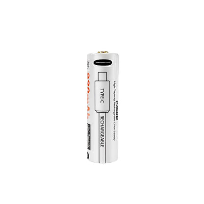 4Pcs Lumintop 14500 Lithium Battery with TYPE-C Direct Charging Port 3.7V/3.4wh 920mAh Rechargeable Cell For Flashlights, RC Toys, Home Tools