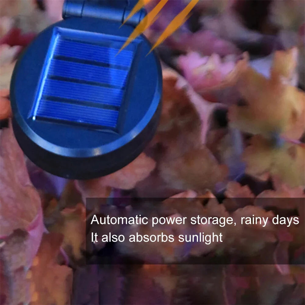 Elfeland Solar Powered Halloween Garden Stakes Pumpkin/Eye/Skull Designs with Auto-On Light Sensor IP65 Waterproof Outdoor Lawn Decorations for Yard & Pathway