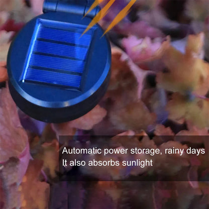 Elfeland Solar Powered Halloween Garden Stakes Pumpkin/Eye/Skull Designs with Auto-On Light Sensor IP65 Waterproof Outdoor Lawn Decorations for Yard & Pathway