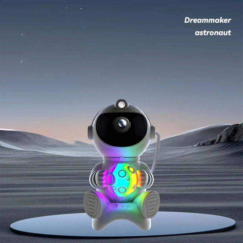 LED Astronaut Projection Lamp With Bluetooth Speaker Rocket Astronaut Starry Sky Lamp Atmosphere Lamp Night Lamp Gift Ornaments