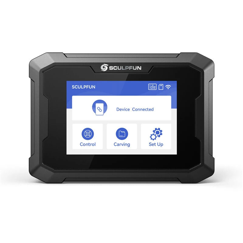 [EU Direct]SCULPFUN S30 Pro Max 20W Laser Engraver Cutter Optional Bundle with TS1 3.5 inch Control Terminal Touscreen or Laser Rotary Roller for DIY Engraving Cutting