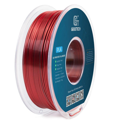 [EU/UK Direct]Geeetech Silk PLA 3D Printer Filament 1.75mm 1kg Dual Colors No Clogs No Bubbles High Gloss Wide Compatibility