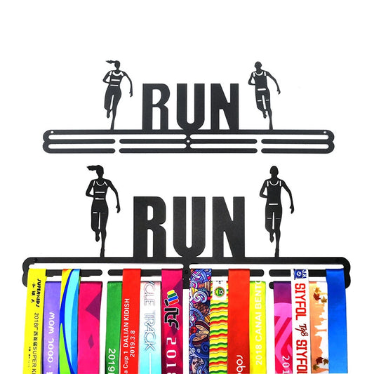 40cm Metal Steel Sport Medal Holder Hanger Display Rack Ideal Swim Run Triathlon Decorations