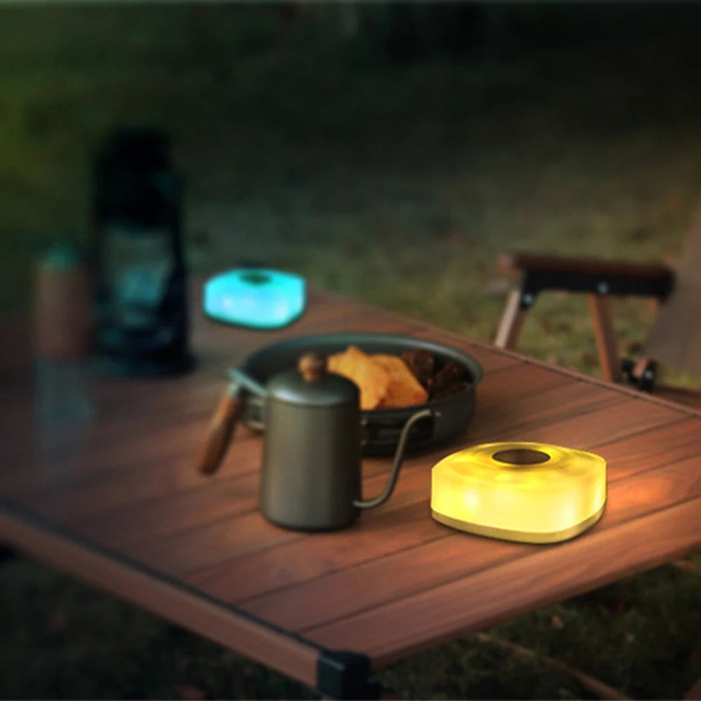 Elfeland 5m Smart Camping Light Strip APP Control Rechargeable Waterproof LED Night Light 16M Colors Music Sync Timer Portable Outdoor Lamp