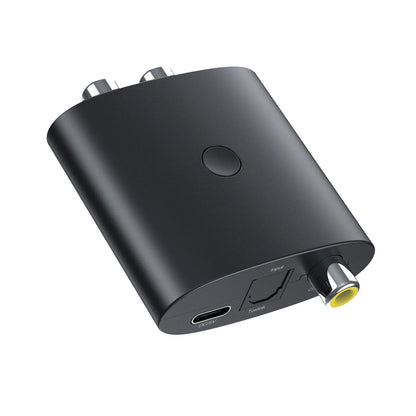 Wireless 2 in 1 Music Receiver + Digital to Analog Converter bluetooth 5.1 Receiver Transmitter Audio Converter Adapter Computer TV