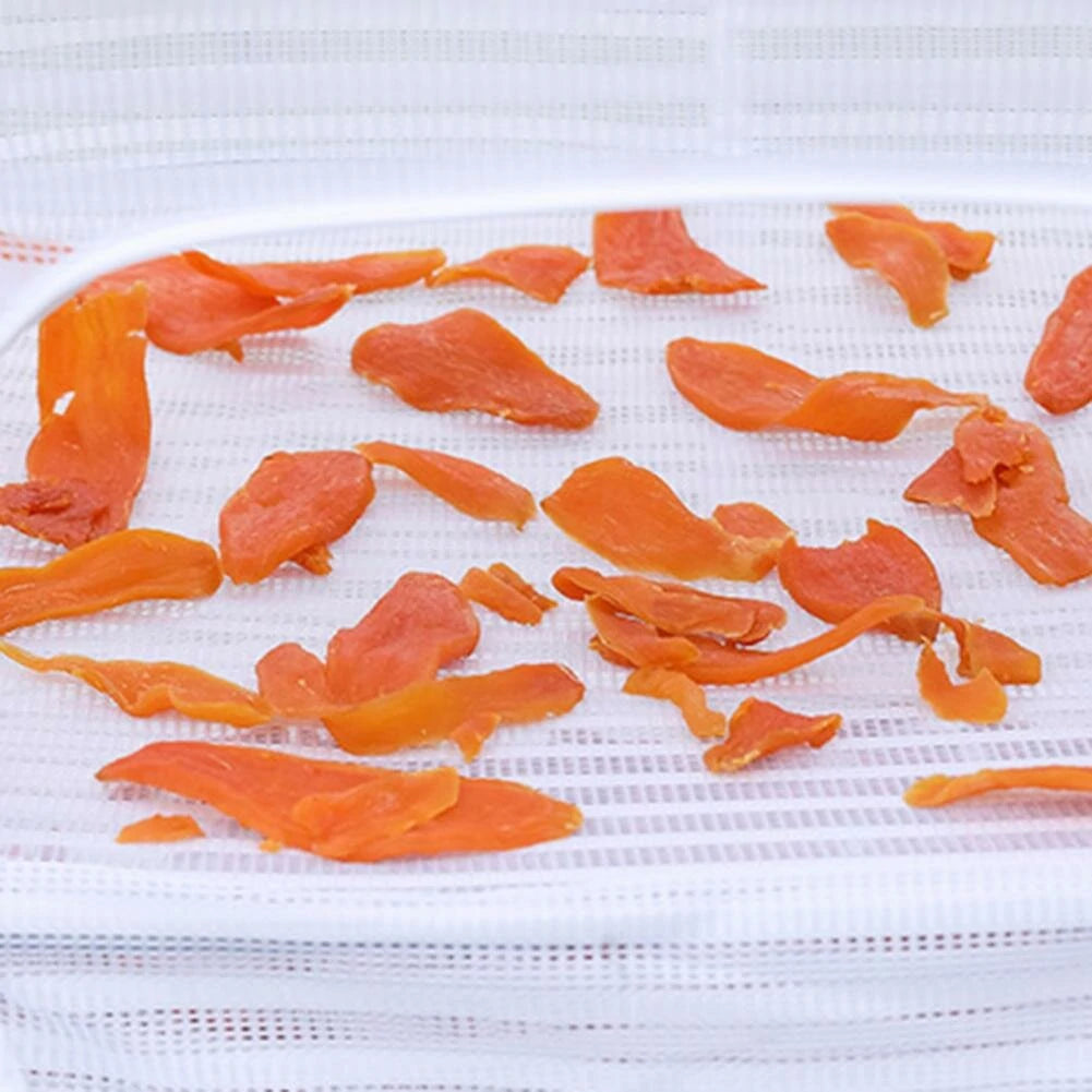 Folding Hanging Drying Rack Mesh Dryer with Zippers For Shrimp Fish Fruit Vegetables Herb