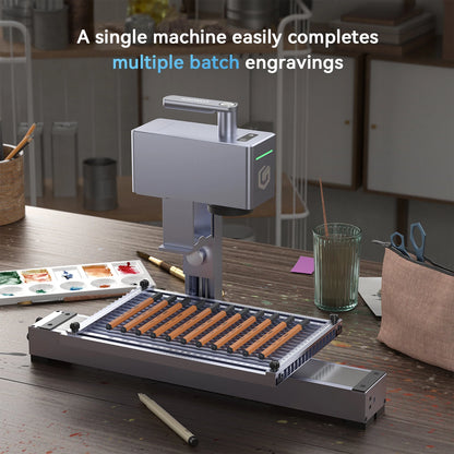 [EU/US Direct]LONGER Nano Slide Extension Rod Module Longer Engraving Platform 300mm Moving Distance 120x330mm Working Area Aluminum Alloy High Speed Type-C Connection Works with 300 Plus Materials Engraving Cutting Machine