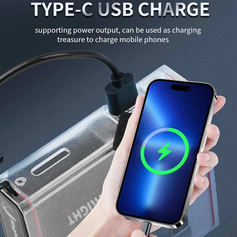 Multifunctional Handheld Flashlight With Super Bright Side Light Multi-color Outdoor Lighting Small Portable Magnetic Suction Long Battery Life Camping Emergency Lamp