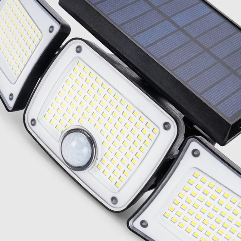 280LED Waterproof Solar Light Motion Sensor Outdoor Body Sensor Light Separate Solar Wall Lamp Street Light