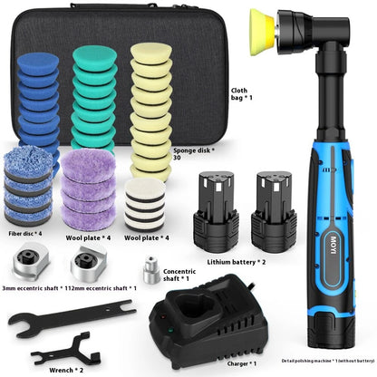 Portable Handheld Electric Polishing Machine Car Polishing Waxing Glaze Sealing Machine 5 Adjustable Speed Levels Car Polishing Maintenance