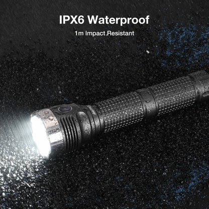 Astrolux EA09 9* HL2X LED 10360LM 460M Long Throw Flashlight 160 Floodlight 10000mAh Type-C Two-Way Quick Charge Torch Power by 211500/ 26650/ 21700/ 18650 High Lumen Strong Light Search Stepless Lamp