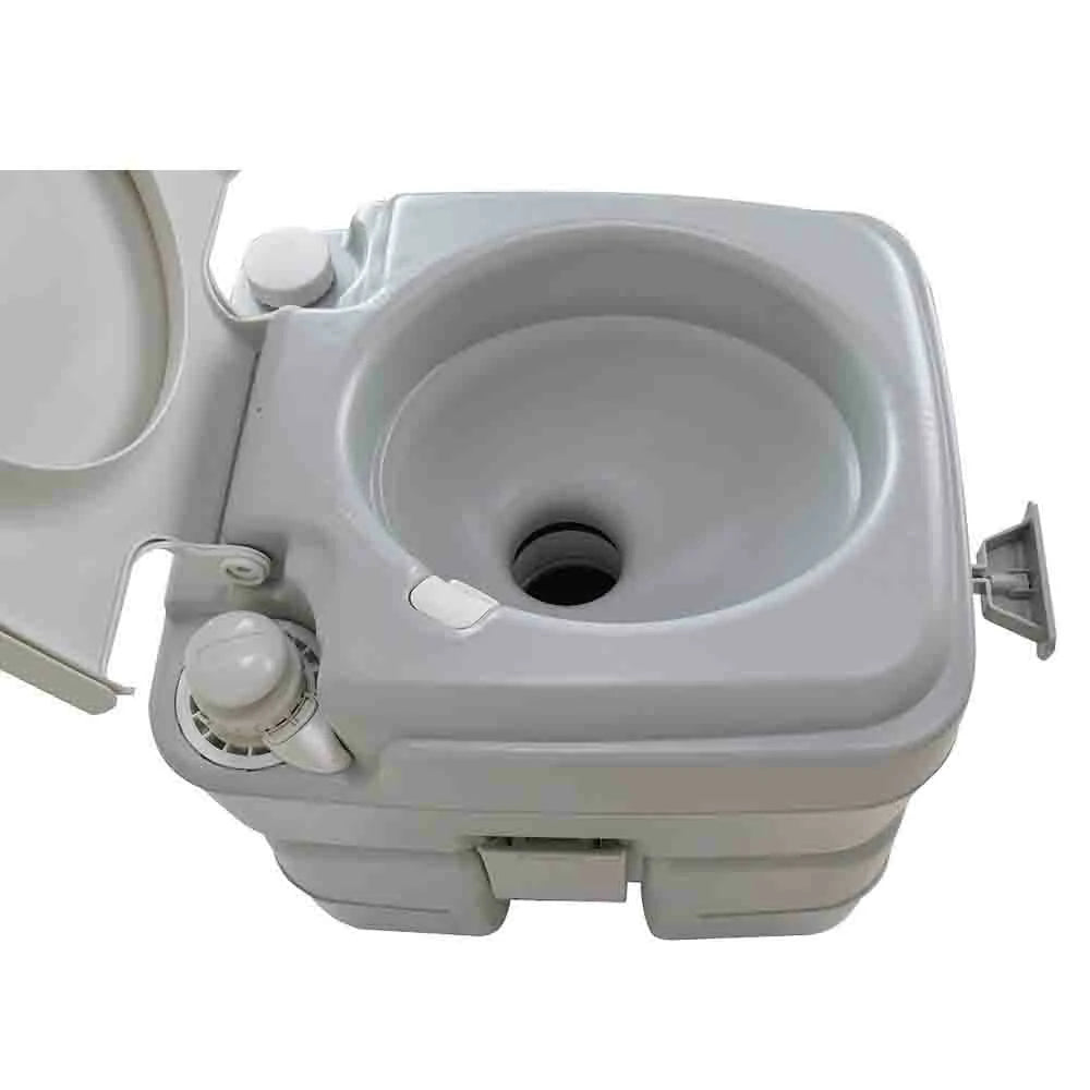 [EU Direct] CALTER 20L Portable Outdoor Camping Toilet Portable Flush Toilet Mobile Toilet Boating Hiking Trips Easy Cleaning, C-CHEM-WC-20