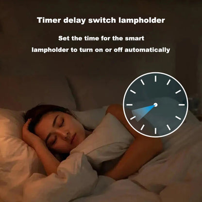 Ewelink WiFi E27 Lamp Holder Base APP Remote Control Smart Home Light Bulbs Adapter Via Alexa Google Home Voice Control