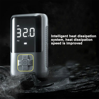 TUERBB T-AP71 150PSI Portable Cordless Inflatable Pump Car Air Compressor Tire Inflator with Digital Display