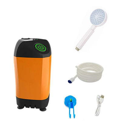 Outdoor Camping Shower IPX7 Waterproof with Digital Display Portable Electric Shower Pump for Hiking Travel Beach Pet Watering