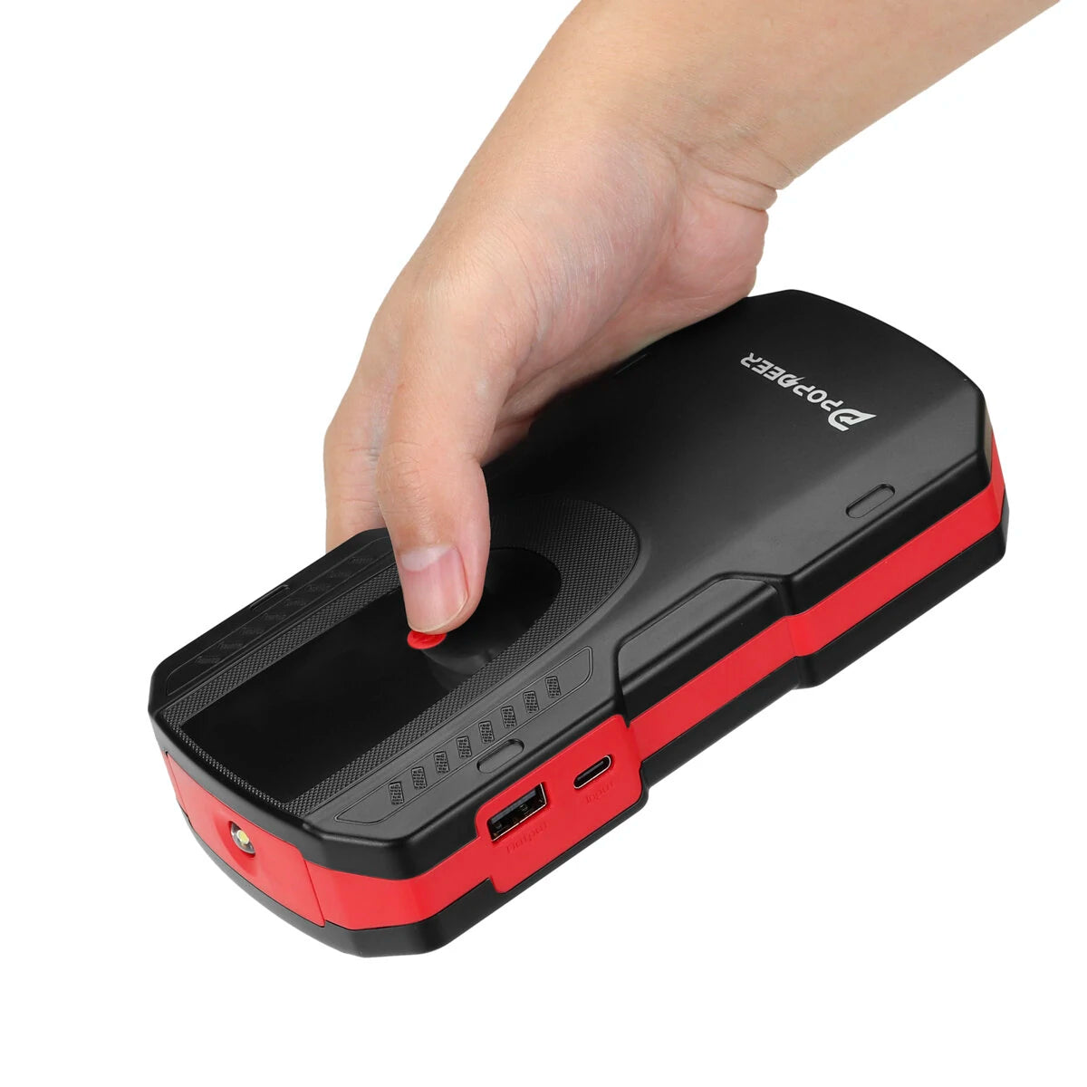 POPDEER PD-J03 Portable Car Jump Start 3000A Emergency Starting Power Supply Power Bank with Flashlight