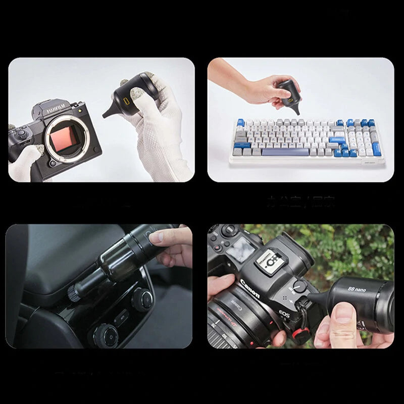 NITECORE BB nano 40000RPM Electric Camera Air Blower Mini High-speed Cordless Vacuum Cleaner Len Sensor Duster for Cameras Keyboard Anime Car Pet