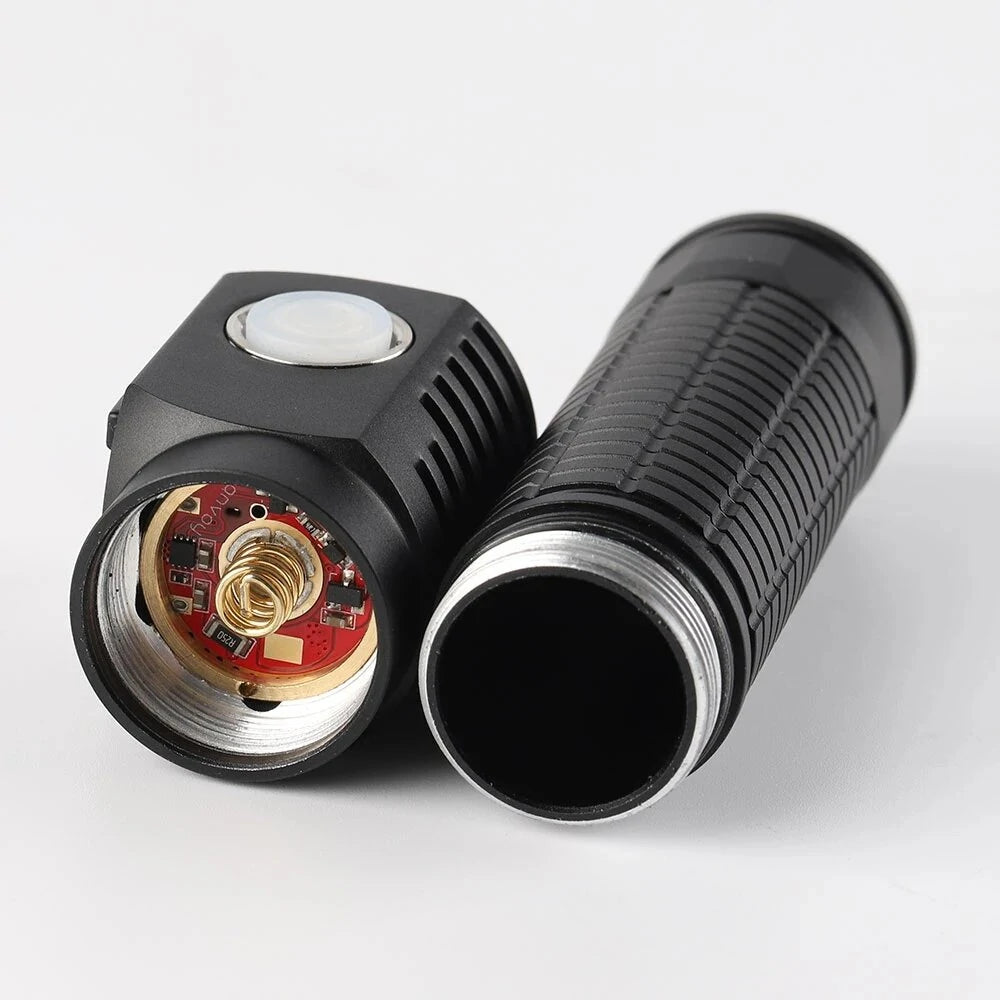 Convoy H2 Flashlight+Headlight with SST20 LED Linterna 18650 Headlamp Mini Torch Fishing Work Light Type-c Charging Port