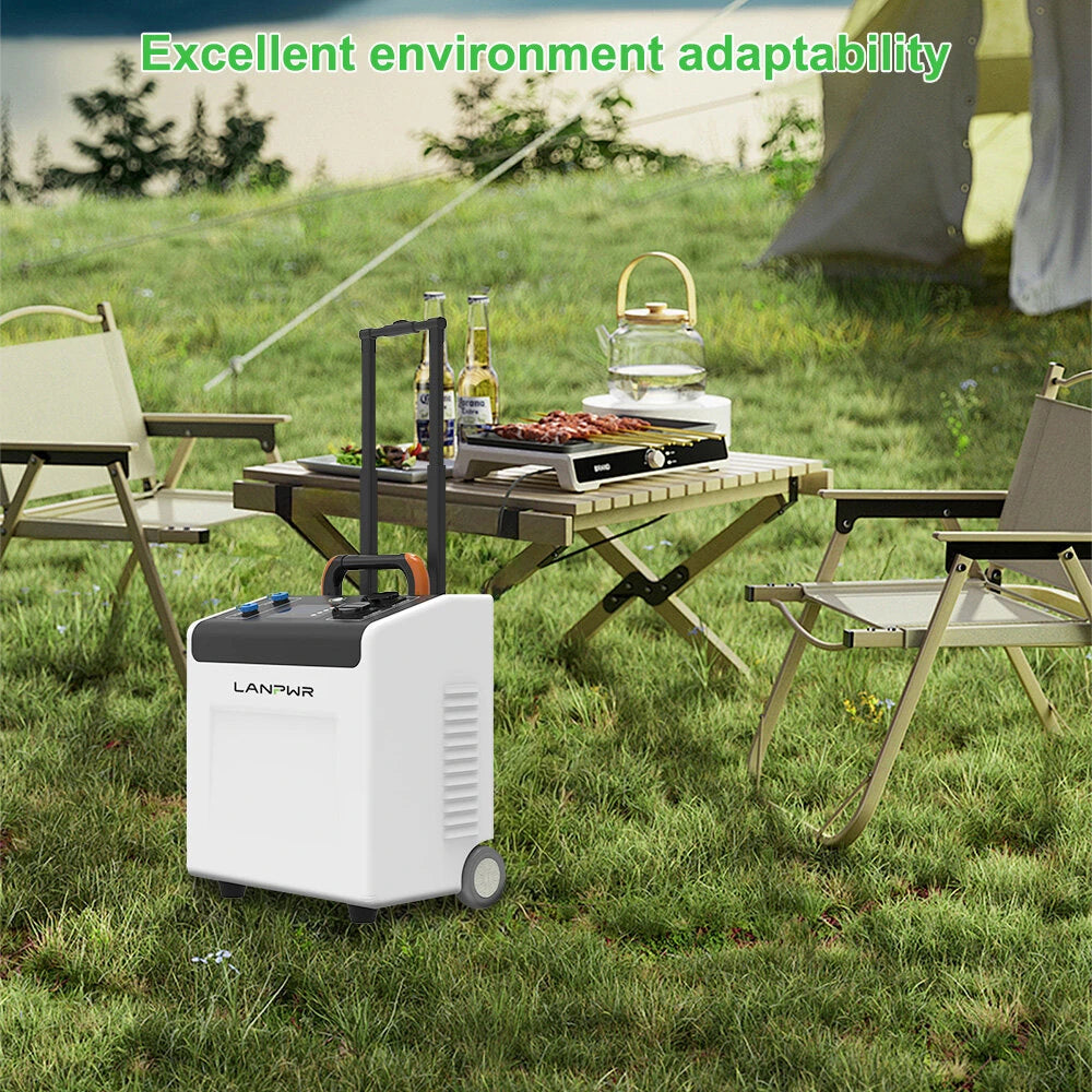 LANPWR UBird-XN-Plus-50E Portable Suitcase Energy Storage System Power Station 5.12kW Energy Storage Battery Solar Compatible Backup Generator Wheels High Capacity