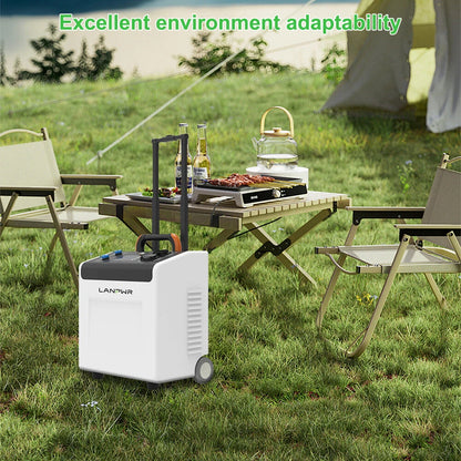 LANPWR UBird-XN-Plus-50E Portable Suitcase Energy Storage System Power Station 5.12kW Energy Storage Battery Solar Compatible Backup Generator Wheels High Capacity
