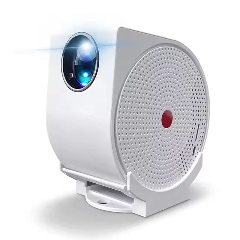 [EU Direct] ProjeStar Snails 4K Supported Mini Projector 400ANSI Android 11 WiFi6 bluetooth5.2 270 Rotatable 350" Screen Auto Keystone Portable Movie Video Projector for Home Outdoor Cinema