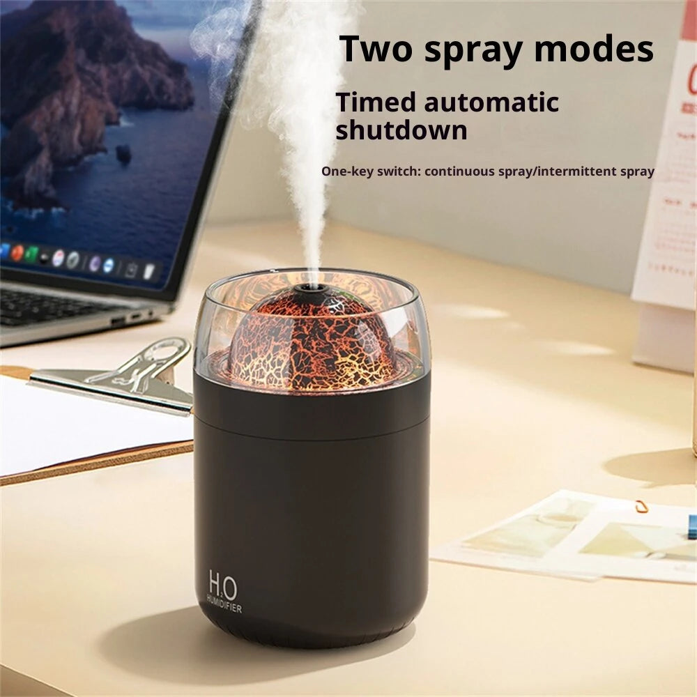 Tevorex 500ML USB Cool Mist Humidifier with Night Light and Timer Silent Air Diffuser for Bedroom & Home