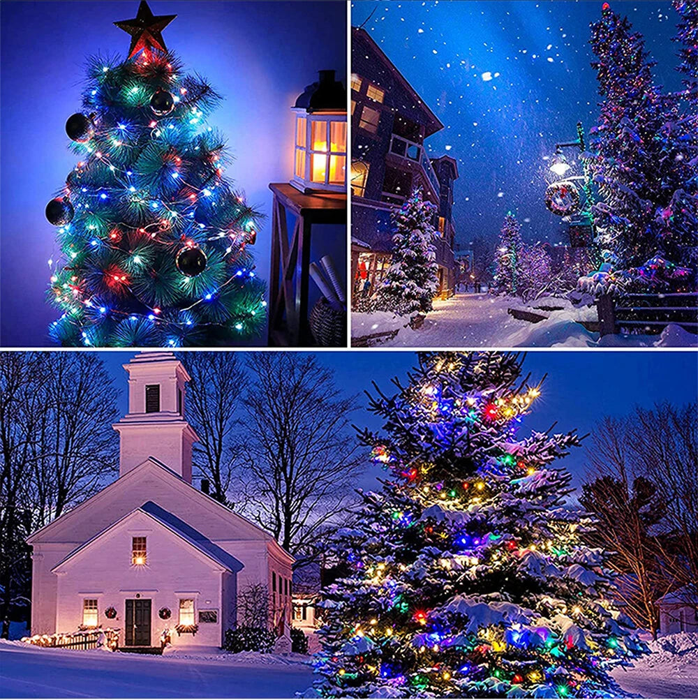 RSH 10m 100LED Smart LED String Lights Music Sync APP/Remote Control IP65 Waterproof for Christmas Tree Decor Holiday Decoration