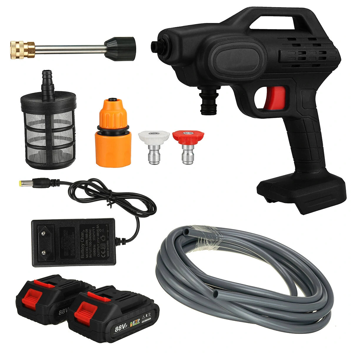 AUTSOME 240W Cordless Pressure Washer Wireless Car Water Pressure Washing Spray
