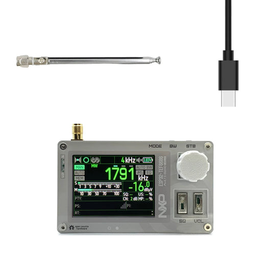 AMNVOLT C3 Mini TEF6686 DSP Radio ESP32 Chip Full Band Radio FM/LW/MW/SW Radio Receiver PE5PVB Open-source