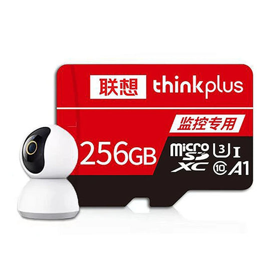 Lenovo Thinkplus Class10 High Speed TF Memory Card 256GB/128GB/64GB 100MB/s Micro SD Card Flash Card Smart Card for Phone Camera Driving Recorder
