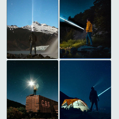 NEXTORCH L10 Max 1200M 400LM Long Shoot LEP Flashlight With 21700 Battery Moment Throw Strong Spotlight Type-C Rechargeable Search Light