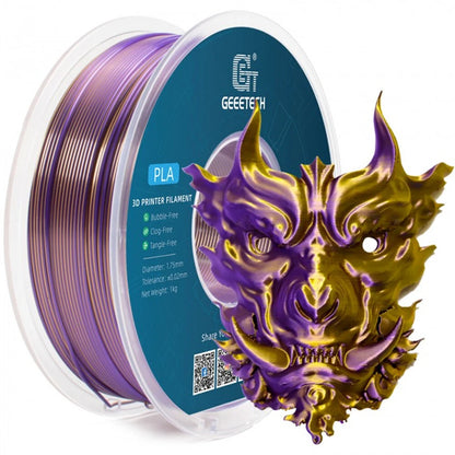 [EU/UK Direct]Geeetech Silk PLA 3D Printer Filament 1.75mm 1kg Dual Colors No Clogs No Bubbles High Gloss Wide Compatibility