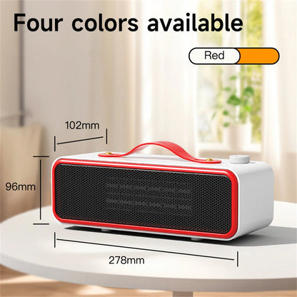 Tevorex 700W PTC Portable Desktop Heater with 2 Heat Modes Smart Temperature Control Fast Heating Heater for Home or Office