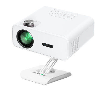 BlitzWolf BW-V5Max LED Projector Android 9.0 System Auto Focus Physical 1080P Resolution 9000 Lumens 6D-Keystone Correction Support Side Projection Bluetooth 5.0 Portable Movie Compatible with TV Stick Smartphone HD USB AV Home Theater Video EU Plug