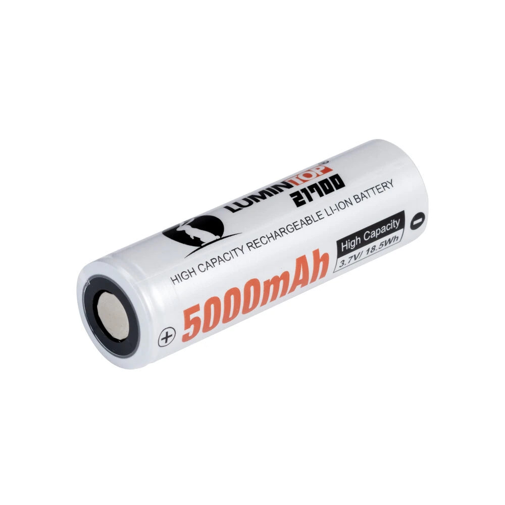 Lumintop 21700 Battery 5000mAh High Capacity Rechargeable Li-ion Cell 3.7V/18.5Wh Flashlight RC Home Tools Toys Batteries