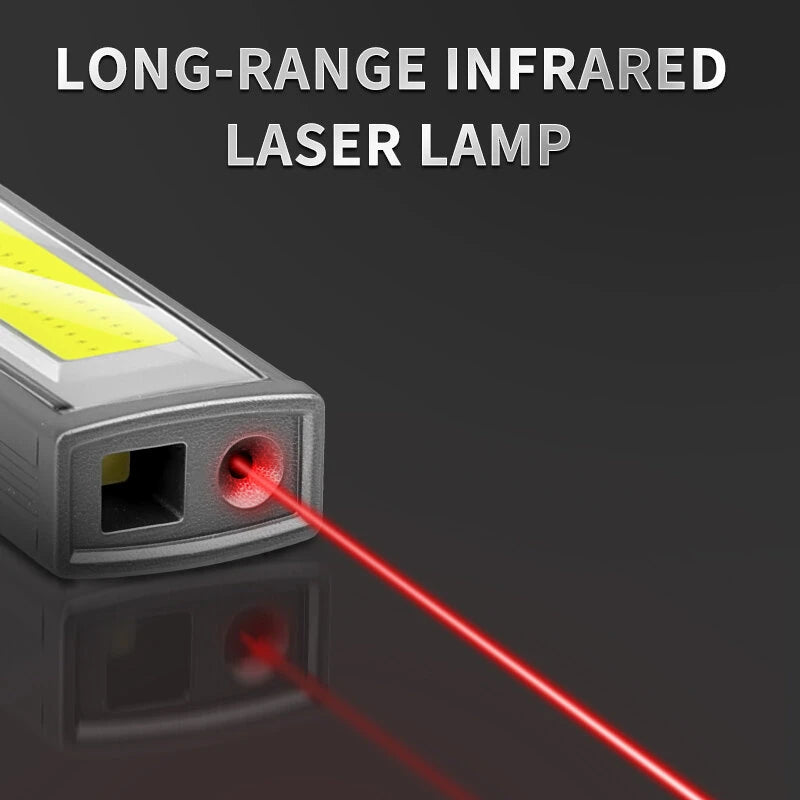 Bikight Multifunction Pen Light High-Bright Flood Light Flashlight With Spotlight Type-C Charging Magnetic Absorbing Work Lamp