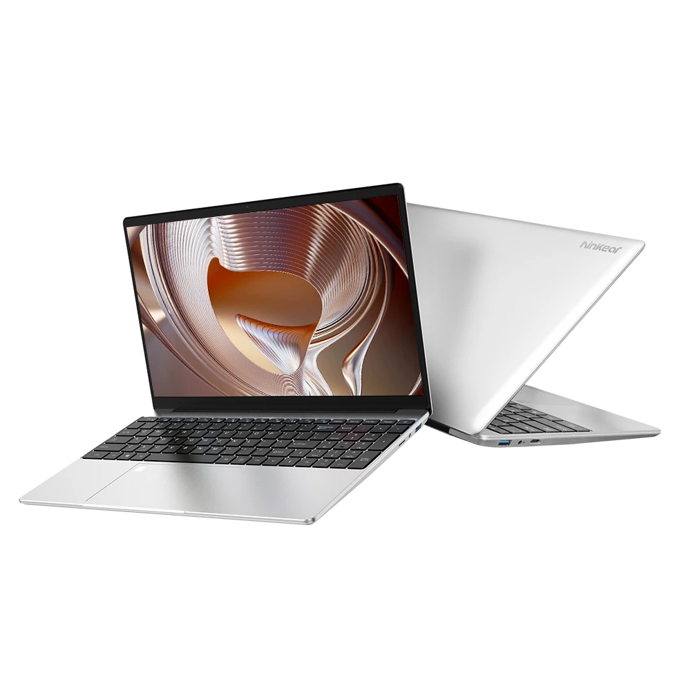 Ninkear N15 Air Laptop Intel Alder Lake-N N95 16GB RAM 512GB SSD 15.6 Inch FHD IPS Screen Fingerprint Unlock Backlit Keyboard 180 Viewing Angle 44.89WH Battery Narrow Bezel Notebook