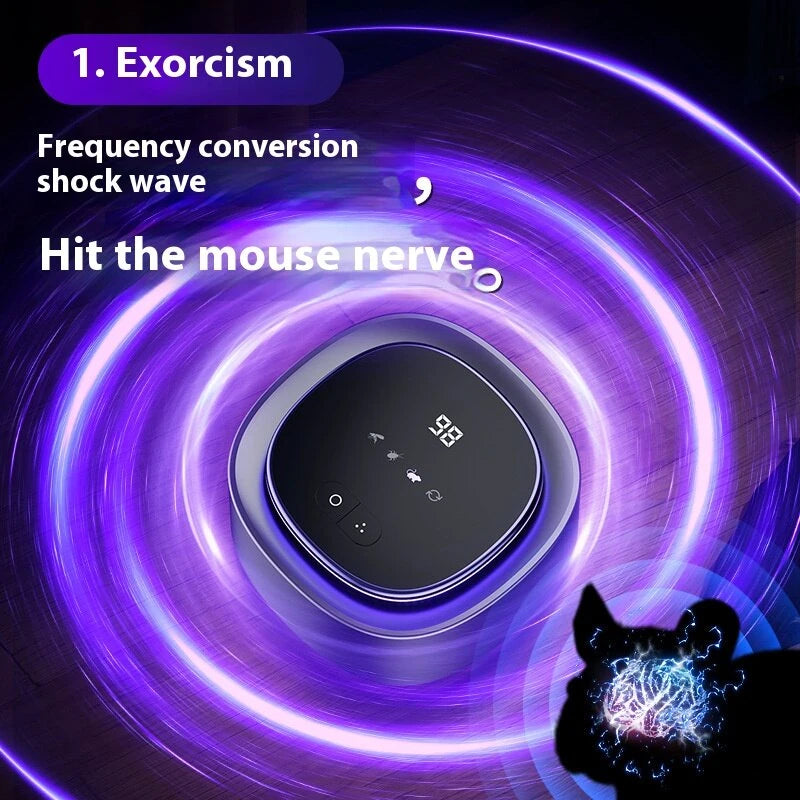 Ultrasonic Mouse Repeller Mosquito Repeller for Home Factory Car Rodent Killer Lamp Electronic Outdoor Insect Fly Repellent