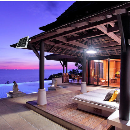 Solar Pendant Light Outdoor Indoor Split Remote Timing Dimmable Solar Lamp Foldable Sunlight Garage Garden Solar Shed Light