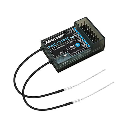 Microzone MC7RE V2 2.4GHz 7CH Dual Antenna PWM SBUS RC Receiver Support Mc6mini Mc7mini Mc8mini Transmitter for RC Airplane Car Boat Vehicle Models