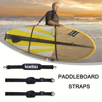 Adjustable Paddle Board Shoulder Strap Comfortable Multiple Uses Quick Release Buckles Adjustable Length Surfboard Carrying Bel