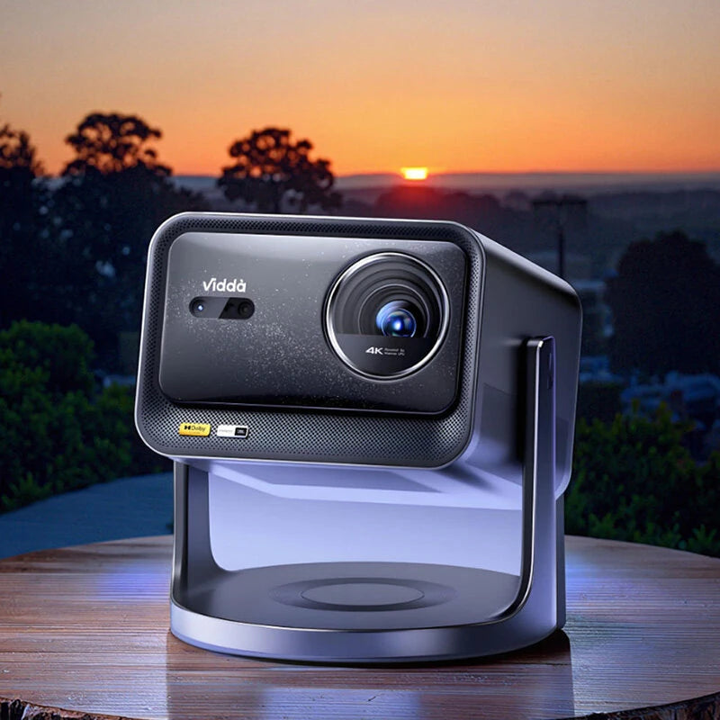 [EU Direct] Vidda C3S 4K Tri Laser Projector 2200 CVIA Lumens Dolby Vision IMAX Enhanced HDR10 Auto Focus & Keystone Correction WiFi 6&bluetooth 5.2 Android TV 3D Home Cinema Theater 4G RAM 64G ROM